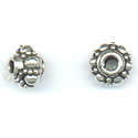 Thumbnail of SSBEAD17 - Sterling silver monarch bead w/ extra ring on each side - Bali style