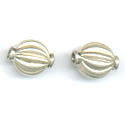 Thumbnail of SSBEAD08 - Sterling silver corrugated bead - Bali style