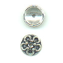 Thumbnail of SSCAP21 Sterling silver medium flower beadcap - Bali style