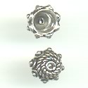 Thumbnail of SSCAP19 Sterling silver beadcap with rope design - Bali style
