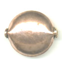 Thumbnail of COP34 - Almost flat round solid copper bead - Bali style