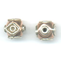 Thumbnail of COP/STER15 - Solid copper round/square bead w/sterling design - Bali style