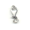 Thumbnail of SSHOOK02 - Sterling silver small hook with twist - Bali style