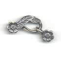 Thumbnail of SSHOOK07 - Sterling silver medium flower hook - Turkish
