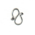 Thumbnail of SSHOOK06 - Sterling silver small plain S-hook