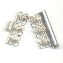 Thumbnail of SSHinge6- Sterling 6 strand hinge clasp - Turkish