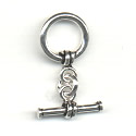 Thumbnail of SSTO01 - Small plain sterling silver toggle with straight bar