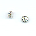 Thumbnail of SSBEAD19 - Sterling silver compressed double daisy - Bali style