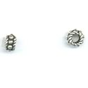 Thumbnail of SSBEAD20 - Sterling silver daisy with wire twist - Bali style