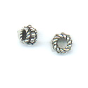 Thumbnail of SSBEAD26 - Sterling silver daisy with wire twist - Bali style