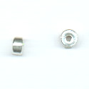 Thumbnail of SSBEAD33 - Sterling silver thick washer bead - Bali style