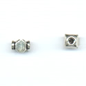 Thumbnail of SSBEAD36 - Sterling silver 4-sided bicone - Bali style