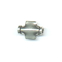 Thumbnail of SSBEAD44 - Sterling silver flat square bead with rings - Bali style