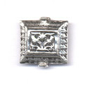 Thumbnail of SSBEAD46 - Sterling silver picture frame bead - Bali style