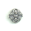 Thumbnail of SSBEAD47 - Sterling silver decorated egg - Bali style