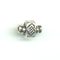 Thumbnail of SSBEAD42 - Sterling silver square beads with rings - Bali style 
