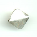 Thumbnail of SSBEAD52 - Sterling silver simple flat diamond - Bali style
