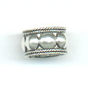 Thumbnail of TurkCLRing10X8 - Sterling silver closed ring w/ pancake - Made in Turkey