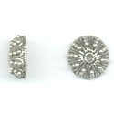 Thumbnail of TurkCAP08 - Sterling silver large filligree and ball cap - made in Turkey