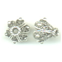 Thumbnail of TurkCAP10 - Sterling silver small filligree and ball cone - made in Turkey