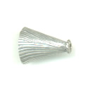 Thumbnail of TurkCAP14 - Sterling silver large spiral cone - made in Turkey