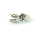 Thumbnail of TurkCAP15 - Sterling silver small double bead cap - made in Turkey
