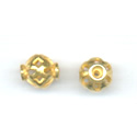 Thumbnail of VER02 - Vermeil small round pierced bead - Bali style