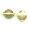 Thumbnail of VER09 - Vermeil flat pancake bead - Bali style