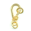 Thumbnail of VERHOOK02 - Vermeil hook clasp with closed ring - Bali style