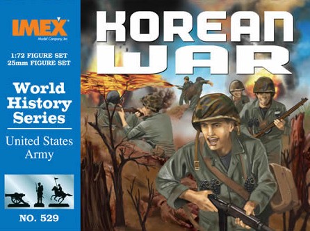 Thumbnail of Imex 1/72 Korean War US Army Plastic Figures Set No. 529