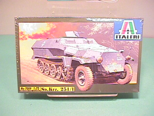 Thumbnail of Italeri 1/72nd Scale WWII SD. KFz 251/1 Halftrack Plastic Model Kit No. 7009