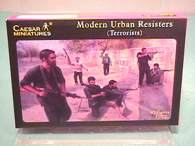 Thumbnail of Caesar Miniatures 1/72nd Modern Urban Resisters Plastic Soldiers Set