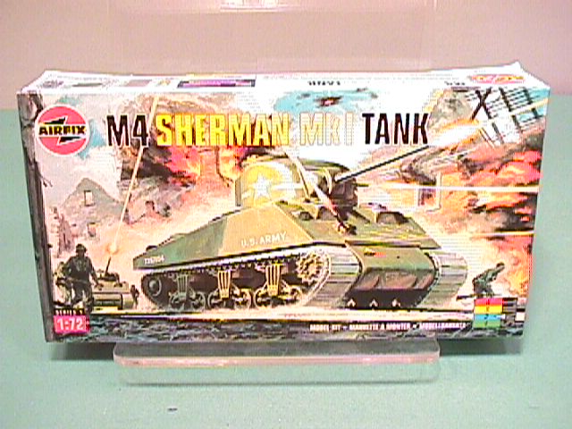 Thumbnail of Airfix 1/72nd Scale WWII M4 Sherman MK1 Tank Plastic Model Kit