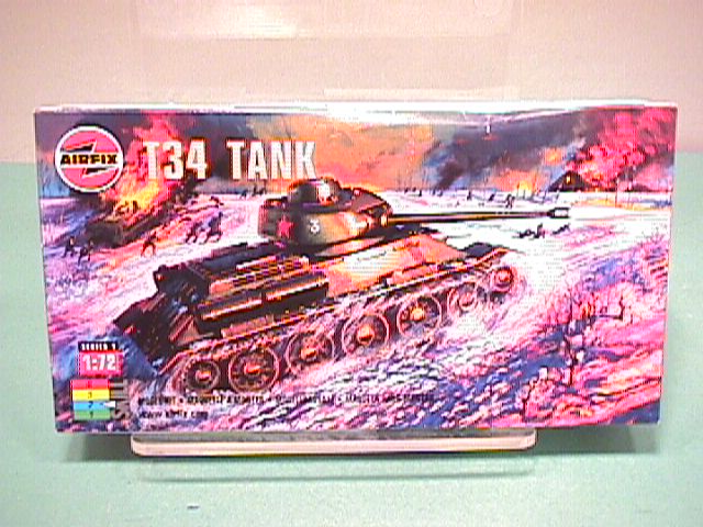 Thumbnail of Airfix 1/72nd Scale WWII T-34 Tank Plastic Model Kit
