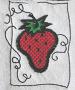 Thumbnail of Strawberry towel, Art deco Strawberry fruit towel, low shipping