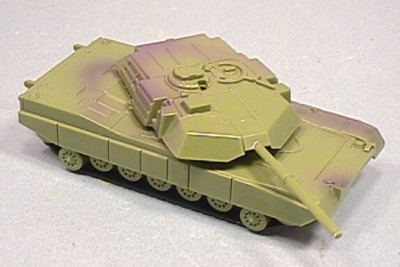Thumbnail of Hard Plastic Green Camo M1A1 Abrams Style Tank