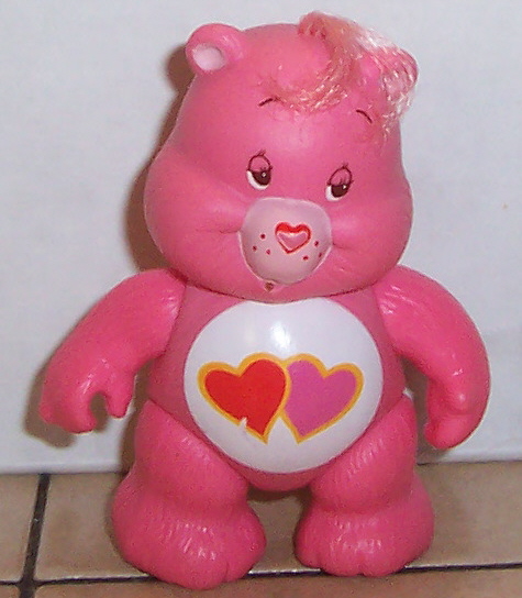 Thumbnail of CARE BEAR LOVE A LOT Bear Poseable Vintage 80's
