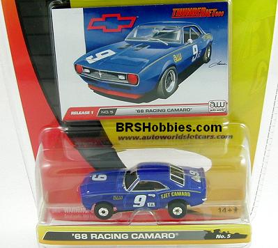 Copyright2004 Scale Auto Racing on Auto World  107c5 Thunderjet 500 Release 1  68 Racing Camaro Ho Slot