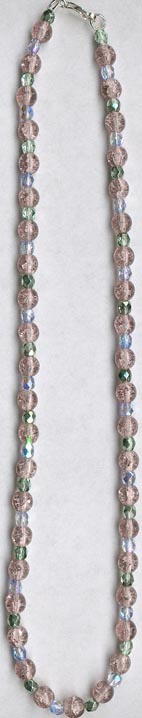 Purple With Blue & Green Necklace