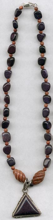 Goldstone With Pendant Necklace