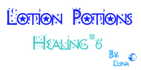 Lotion Potions Healing  6  4oz