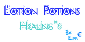 Lotion Potions Healing  6  8oz