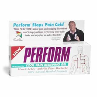 perform  pain relieving gel