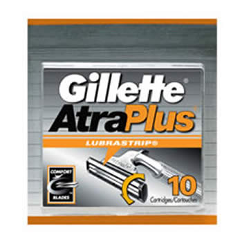 GILLETTE ATRA PLUS SHAVING BLADES 10