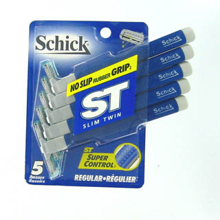 SCHICK SLIM TWIN REGULAR RAZORS 5