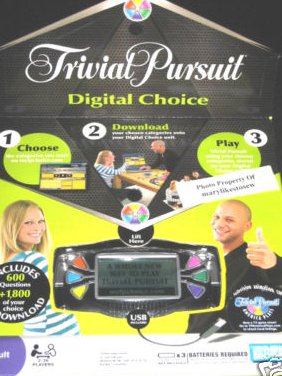 Trivial Pursuit Digital Choice Game Parker Brothers New in box