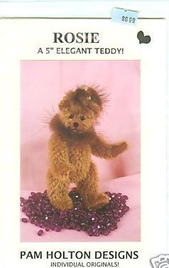 Pattern for Rosie a 5 jointed mohair teddy bear for you to make