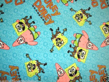 SpongeBob and Patrick toddler blanket Handmade 