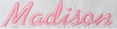 Thumbnail of Personalized PILLOWCASE pillowslip YOUR NAME Embroidery Monogram