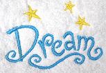 Thumbnail of Dream towel Inspirational Happy towel change embroidery colors